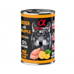 Alpha Spirit Pack de Latas para perros de Pollo y Piña