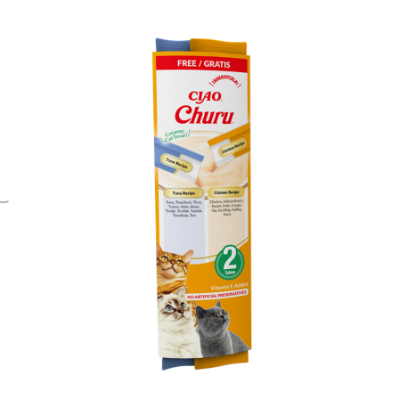 Churu Gato Atún y Pollo 2x14gr (Muestra)