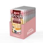 Ciao para gato adulto de Caldo de pollo y Salmón 12x40gr