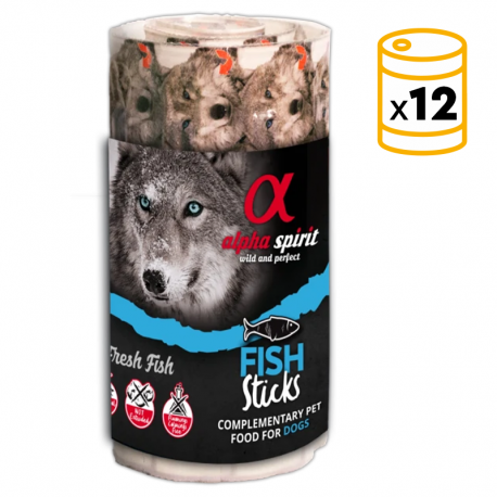 Pack Alpha Spirit de sticks de pescado para perros