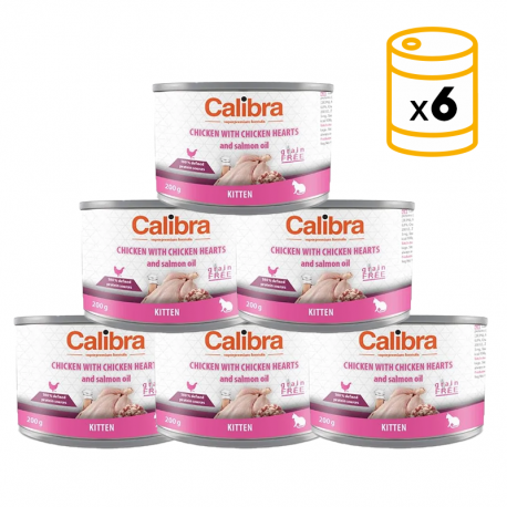 Calibra cat comida húmeda kitten con corazon de pollo