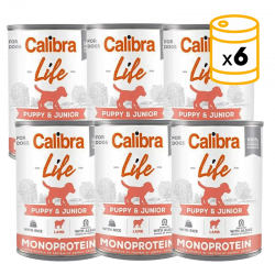 Calibra Life perro Puppy-Junior Latas con Cordero y Arroz