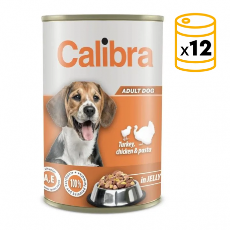 Calibra Premium perro Adulto Latas con Pavo Pollo Jelly