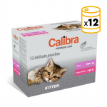 Calibra cat kitten pouch comida húmeda multipack
