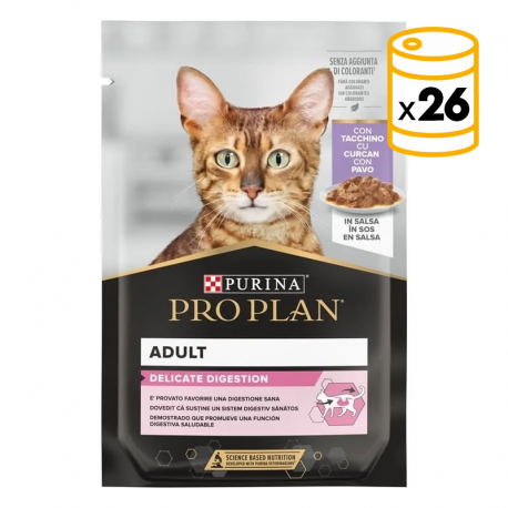 PRO PLAN Gato DELICATE Pavo en Salsa 85g