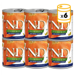 Farmina ND Dog Pumpkin Puppy Cordero comida húmeda para cachorros 6x285grs