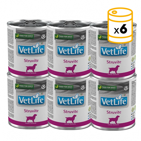 Farmina vet life dog struvite caja 6x300grdieta húmeda para perros