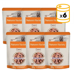 Nourriture humide pour grands chiens Medium/Maxi à la dinde Nature's Variety Original Paté