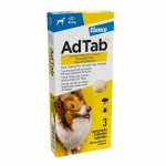 Antiparasitario masticable AdTab para perro 1 comprimido