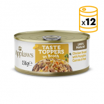Applaws Taste Toppers Latas en Caldo para Perros con Pollo y Verduras