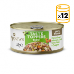Applaws Taste Toppers en Estofado Latas para Perros con Pollo, Cordero y Verduras
