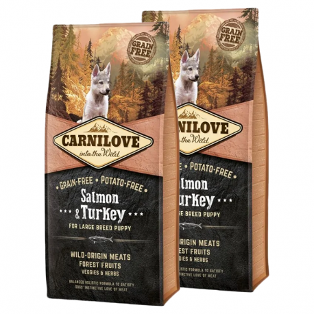 Carnilove-Puppy Large Saumon et Dinde (1)