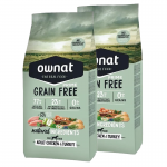 Ownat Grain Free Prime-Croquettes Adulte Poulet et Dinde pour Chien (1)