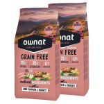Ownat Grain Free Prime-Croquettes Mini Poulet & Dinde pour Chien (1)