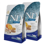 Farmina ND Cat Low grain Cabillaud croquettes pour chats