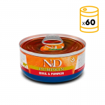 Pack de latas Farmina ND Codorniz Pumpkin para gatos