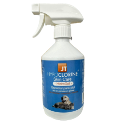 JT- Hypoclorine Skin care spray para piel y heridas en perros gatos y pequeños mamíferos