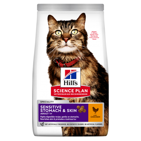 Hills-SP Feline Adult Sensitive Stomach (1)