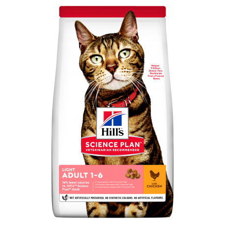 Hills-SP Feline Adult Light avec Poulet (1)