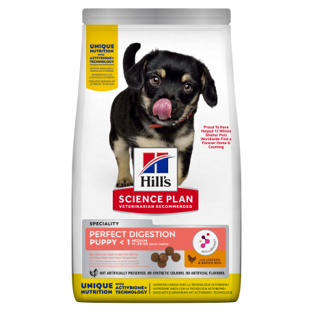 Hills Science Plan Perfect Digestion Puppy Small pienso para cachorros sabor pollo