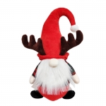 Pawise Papa Noel con Cuernos de Reno de Navidad Peluche para Perros