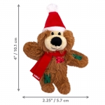 Kong Softies Peluche para Gatos Oso de Navidad Colores Surtidos