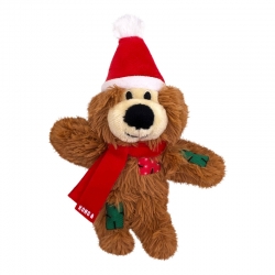 Kong Softies Peluche para Gatos Oso de Navidad Colores Surtidos