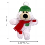 Kong Softies Peluche para Gatos Oso de Navidad Colores Surtidos