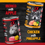 Alpha Spirit Pack de Latas para perros de Pollo y Piña
