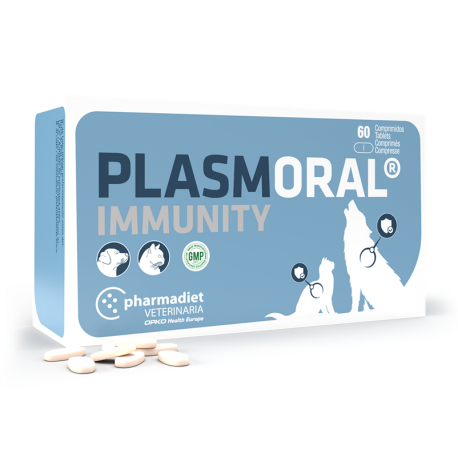Pharmadiet Plasmoral Inmunity Suplemento Alimenticio para Perros y Gatos