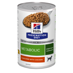 Pack x12 boîtes Hills Canine Metabolic 370 gr. pour chiens