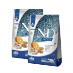 Farmina ND Cat Low grain Cabillaud croquettes pour chats