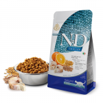 Farmina ND Cat Low grain Cabillaud croquettes pour chats