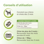 Beaphar VERMIpure comprimidos naturales parásitos internos para perros pequeños