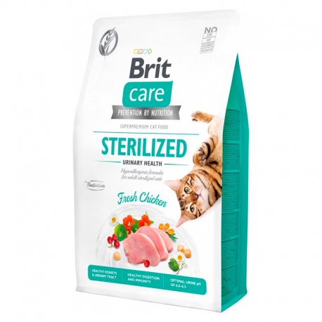 Brit care cat sterilized urinary health pienso para gatos
