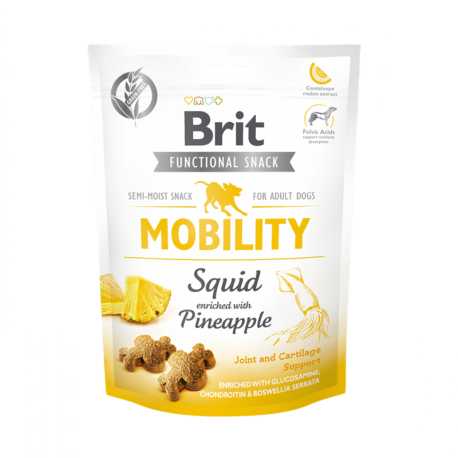 Brit care dog functional snack mobility calamar
