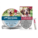 Pack Super Protection: Collier Seresto plus de 8 kg + Advantix 4 pipettes 10-25 kg