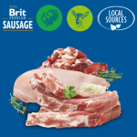 Brit sausage con pollo y venado latas para perro