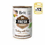 Brit fresh pavo guisantes latas para perro