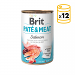 Brit pate meat salmon latas para perro