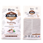 Brit fresh light fit & slim pavo guisantes pienso para perros