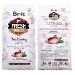Brit fresh light fit & slim pavo guisantes pienso para perros