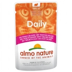 Almo Nature Daily Comida Húmeda para Gatos Bocaditos de Atún y Salmón