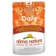 Almo Nature Daily Nourriture Humide pour Chats Morceaux de Poulet et Canard