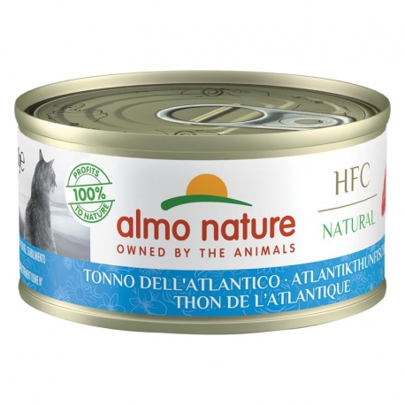 Almo Nature HCF Natural Comida Húmeda para Gatos con Atún del Atlántico