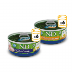 Farmina Natural Meat Duo Menu Comida húmeda para Gatos