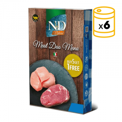 Farmina Natural Meat Duo Menu Comida húmeda para Gatos