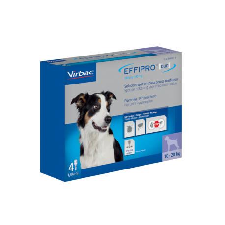 Effipro Duo pipetas antiparasitarias para perros