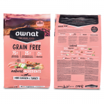 Ownat Grain Free Prime-Croquettes Mini Poulet & Dinde pour Chien (1)