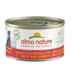Almo Nature HCF Natural Comida Húmeda para Perros con Vacuno y Jamón